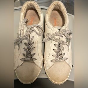 semerdjian SMR 23 made in lItaly white sneaker w silver lightening bolt  UK sz 5